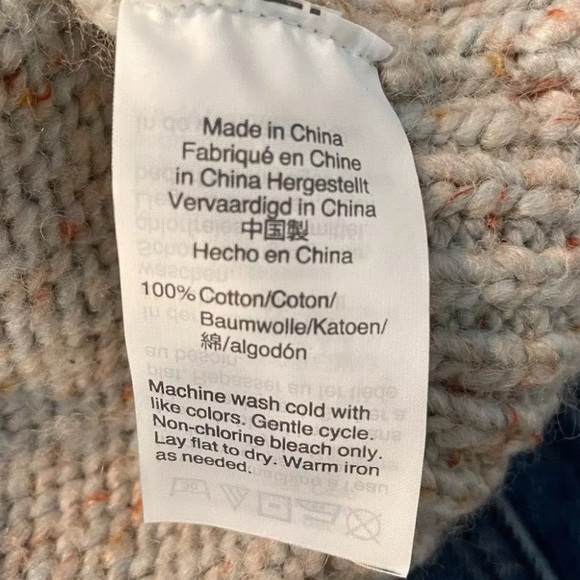 Point Sur by J. Crew Size XXS Heather Sky Patch Pocket Oversize Cardigan - Picture 7 of 8